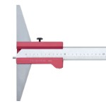 Aluminium Dybdeskydelære 0-800 mmx0,05 mm (500 mm bro)